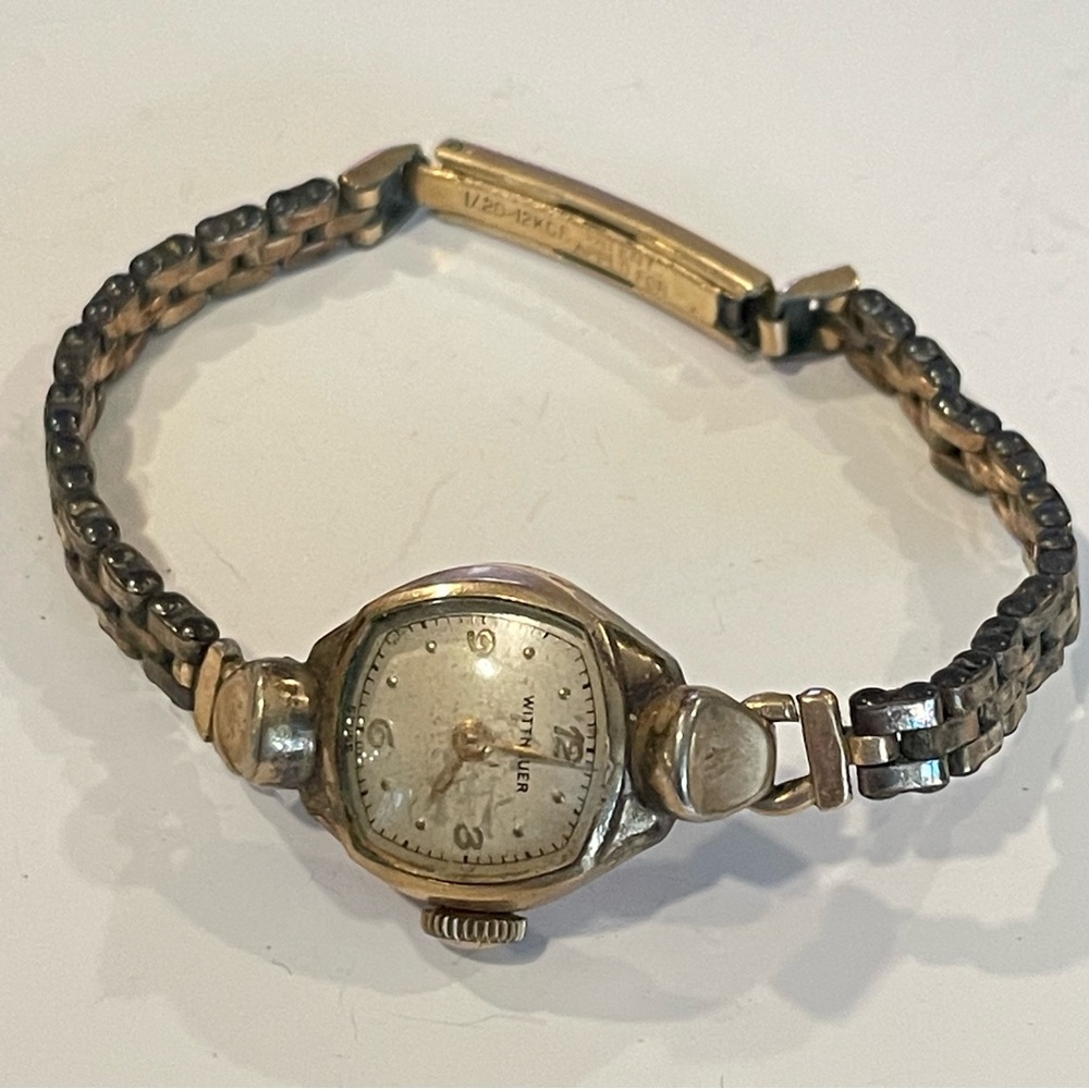 Vintage Wittnauer Longines 12k Gold Filled Women’s Watch For Repair For Parts - Picture 7 of 13